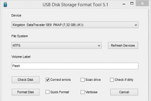 Как выполнить низкоуровневое форматирование флешки