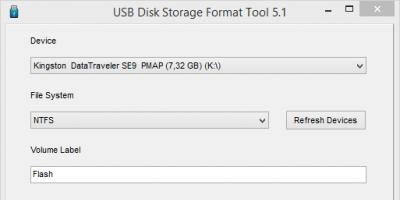 Как выполнить низкоуровневое форматирование флешки